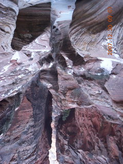 99 6cw. Zion National Park- Observation Point hike - slot canyon
