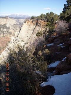 158 6cw. Zion National Park- Observation Point hike - view from the top