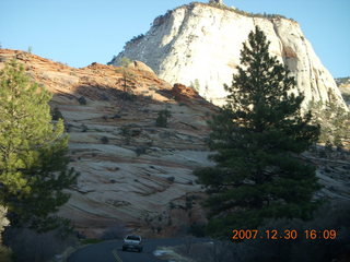 373 6cw. Zion National Park - driving on the road