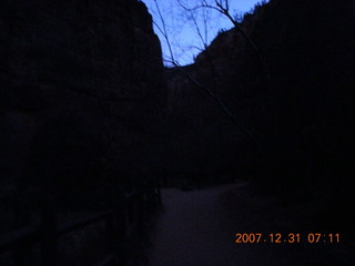 Zion National Park - moonlight River Walk