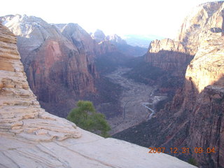 Zion National Park - sunrise Angels Landing hike - view from the top