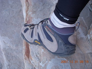 Zion National Park - sunrise Angels Landing hike - my Merrell hiking shoes