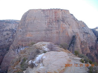 102 6cx. Zion National Park - sunrise Angels Landing hike - view from the top