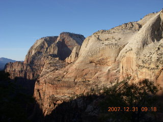 104 6cx. Zion National Park - sunrise Angels Landing hike - view from the top
