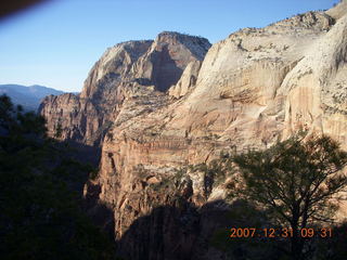 120 6cx. Zion National Park - sunrise Angels Landing hike - view from the top
