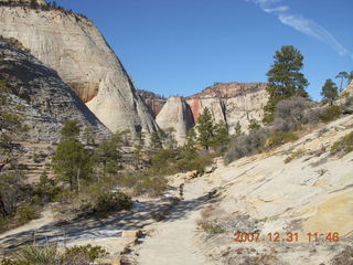 Zion National Park - sunrise Angels Landing hike - interesting rock