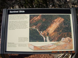 318 6cx. Zion National Park - Patriarchs - signZion National Park - Patriarchs - sign