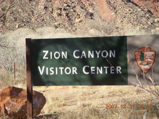 330 6cx. Zion Canyon Visitors Center