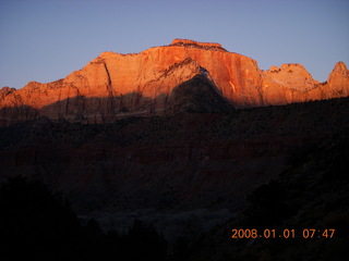 6 6d1. Zion National Park - sunrise Watchman hike