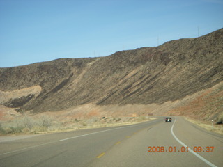 75 6d1. driving from Zion to Saint George
