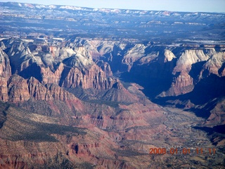 91 6d1. aerial - Zion National Park