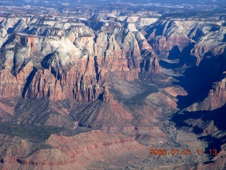96 6d1. aerial - Zion National Park