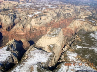 110 6d1. aerial - Zion National Park