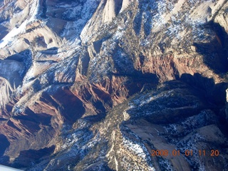 120 6d1. aerial - Zion National Park