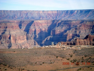 249 6d1. aerial - Grand Canyon West - Skywalk