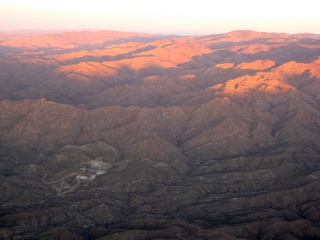 Sonia's pictures - aerial - dawn near Phoenix