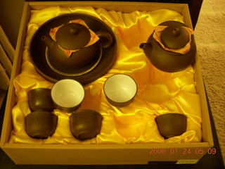 tea set - gift from Sonia