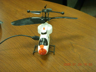 2380 6dv. model helicopter with stability weights