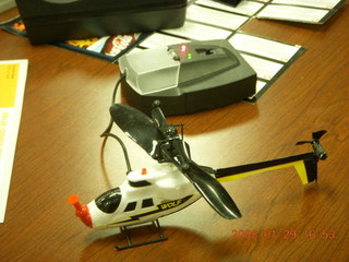 2381 6dv. model helicopter with stability weights