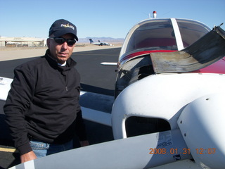 Aldo and N4372J at Kingman (IGM)