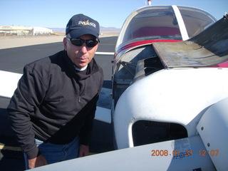 Aldo and N4372J at Kingman (IGM)