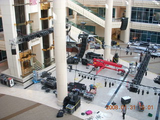 2411 6dx. Galleria getting ready for SuperBowl celebration