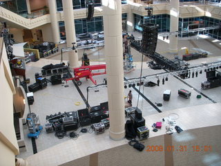 2412 6dx. Galleria getting ready for SuperBowl celebration