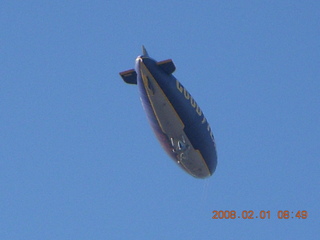 2417 6e1. Goodyear blimp in Scottsdale for SuperBowl