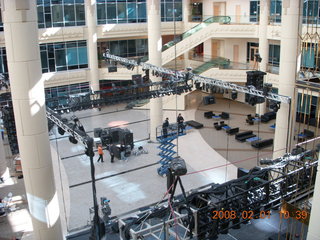 2421 6e1. Galleria preparing for SuperBowl celebration