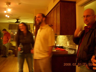 Tom Redd party - family picture on wall