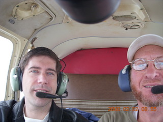 Bill and Adam flying in N4372J