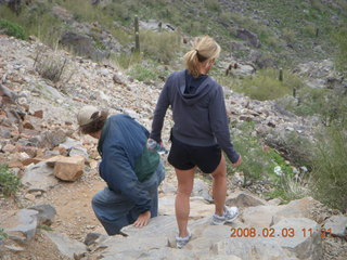 hiker on piestowa trail