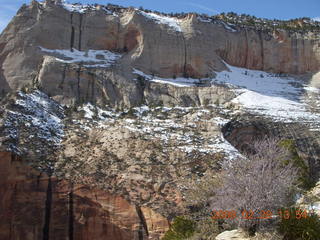 Zion National Park - Angels Landing hike - my Yaktrax crampons