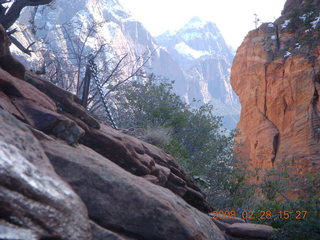 Zion National Park - Angels Landing hike - other hikers in the distance