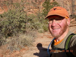 17 6ev. Zion National Park - Angels Landing hike - Adam