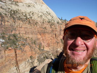 19 6ev. Zion National Park - Angels Landing hike - Adam