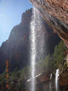 52 6ev. Zion National Park - Emerald Ponds hike - waterfalls