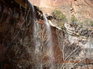61 6ev. Zion National Park - Emerald Ponds hike - waterfalls