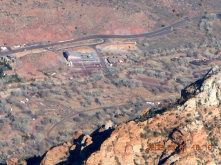 81 6f1. aerial - Utah near Zion National Park