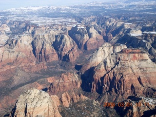 85 6f1. aerial - Zion National Park