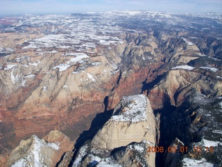 97 6f1. aerial - Zion National Park