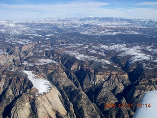 110 6f1. aerial - Zion National Park