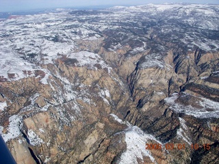 113 6f1. aerial - Zion National Park