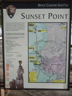 350 6f1. Bryce Canyon - Sunset Point - sign