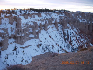 406 6f1. Bryce Canyon - sunset at Bryce Point