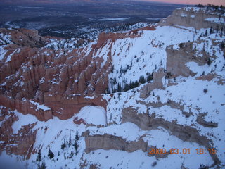 422 6f1. Bryce Canyon - sunset at Bryce Point
