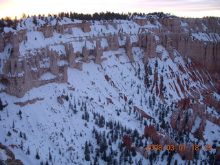 431 6f1. Bryce Canyon - sunset at Bryce Point