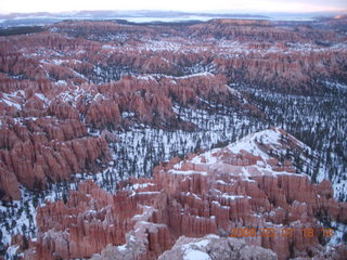 433 6f1. Bryce Canyon - sunset at Bryce Point