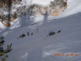 106 6f2. Bryce Canyon - Queens Garden hike - my shadow