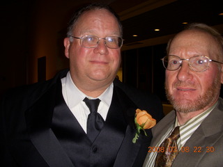 Jeff and Lisa Moore wedding - Jeff's dad and Adam